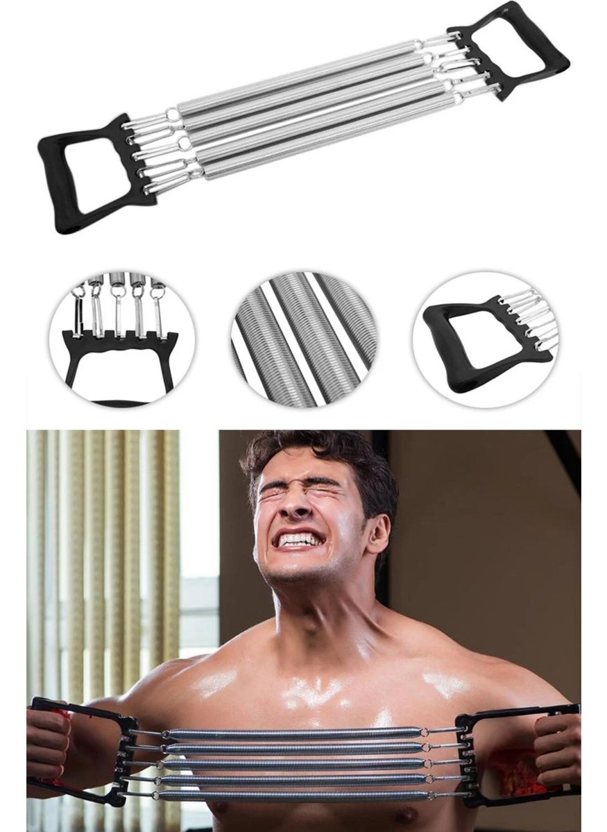 Markafox 3 In 1 Sports Set Chest Arm Back Conditioning Set Muscle Building Set Fitness Set 3 Pieces  - Image 4
