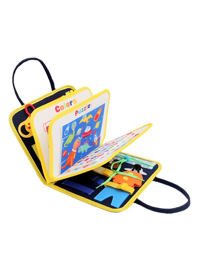 Feels Early Teaching Book Dress Learning Board Children's Toys Early Education Puzzle Toys  - Image 1