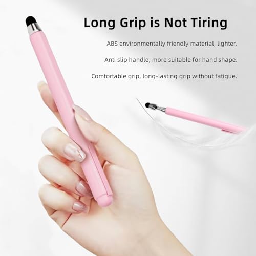 AIKESIWAY Universal Telescopic Stylus Pen for Touch Screens,Retractable Pointer Stick & Stylus with Special Flocking Tip,Extendable High Precision & Soft, Stylus Pen for Touch Screens (Pink) - Image 5
