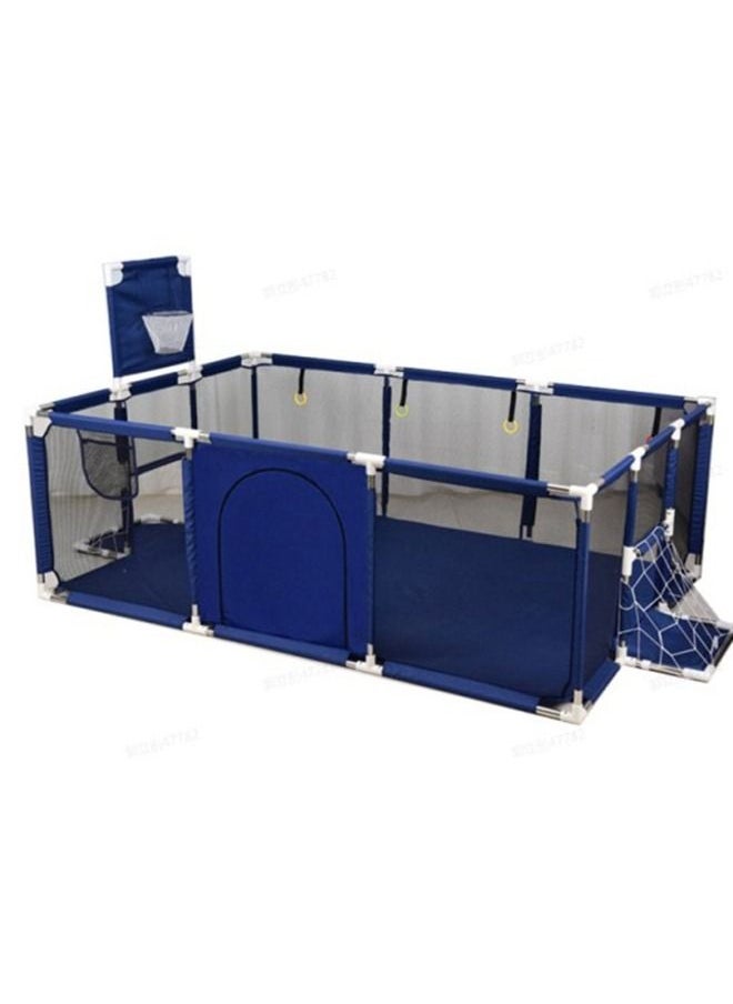 XiuWoo - Extra Large Baby Playard With Basketball Hoop and Breathable Mesh For Toddler 182x122x65 cm - Image 1