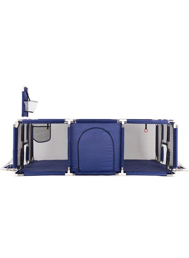 XiuWoo - Extra Large Baby Playard With Basketball Hoop and Breathable Mesh For Toddler 182x122x65 cm - Image 1