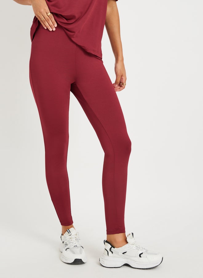Take Two Solid Short Sleeve T-Shirt and Leggings Co-Ords  - Image 4