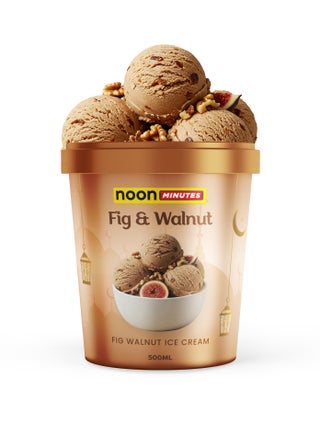 noon Minutes Fig & Walnut Ice Cream Tub