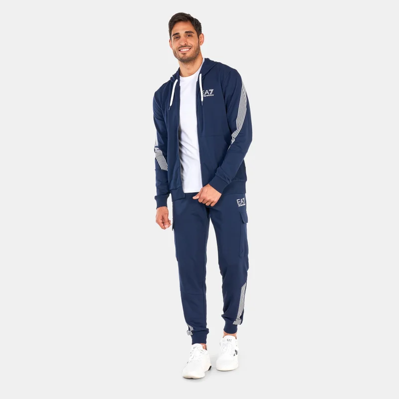 EA7 Emporio Armani Men's Train 7 Lines Full-Zip Hoodie