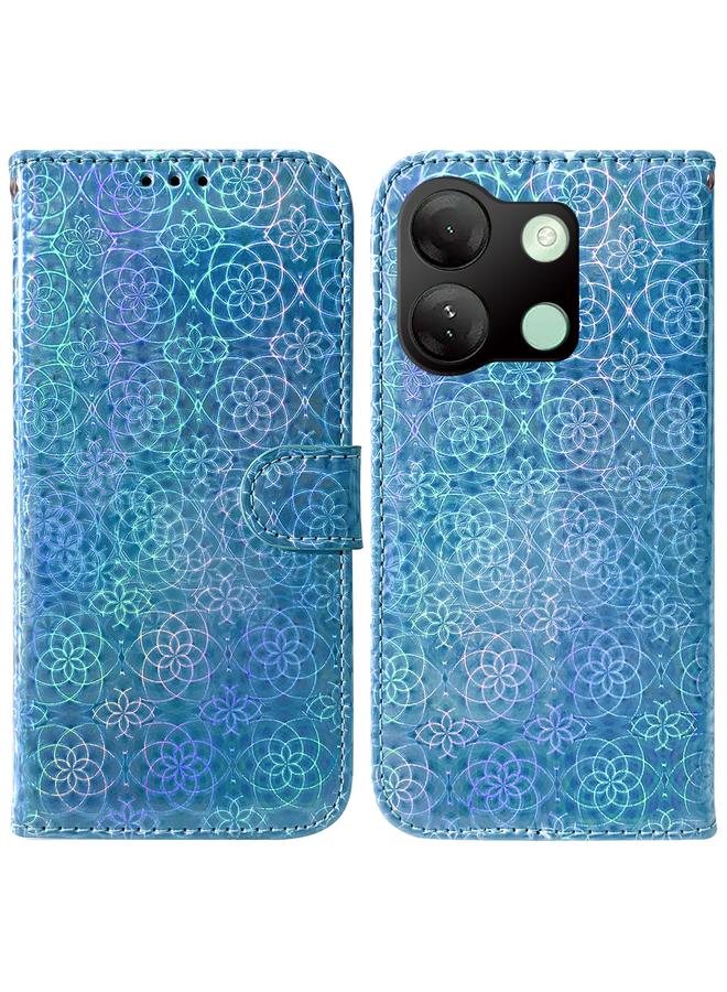 Zaboon Case For Infinix Smart 7 HD Colorful Magnetic Buckle Leather Phone Case - Image 1