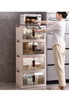 Multi-purpose 4-storey storage cabinet