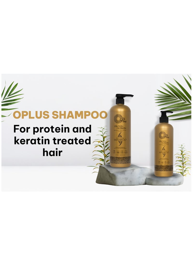 O-Plus 1000ml Salon-Grade Protein & Keratin Shampoo - Sulfate-Free Formula - pzsku/Z334FAFADB9A8C17349DEZ/45/_/1735636940/b1b7def1-0a55-4623-894c-eb767911d0f3