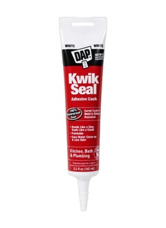 Dap Waterproof Kwik Seal Adhesive Caulk White 162 ml 18001  - Image 1