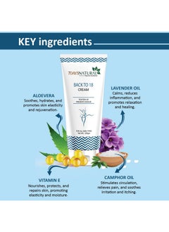 7 Days Back To 18 Body Cream For Girls & Women 100G  - Image 3