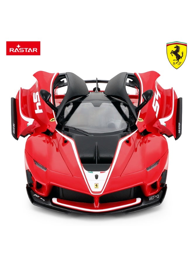 Rastar 1:14 Scale Ferrari FXX K Evo Remote Control Car, Officially Licensed Ferrari RC Toy Car for Kids - Image 2