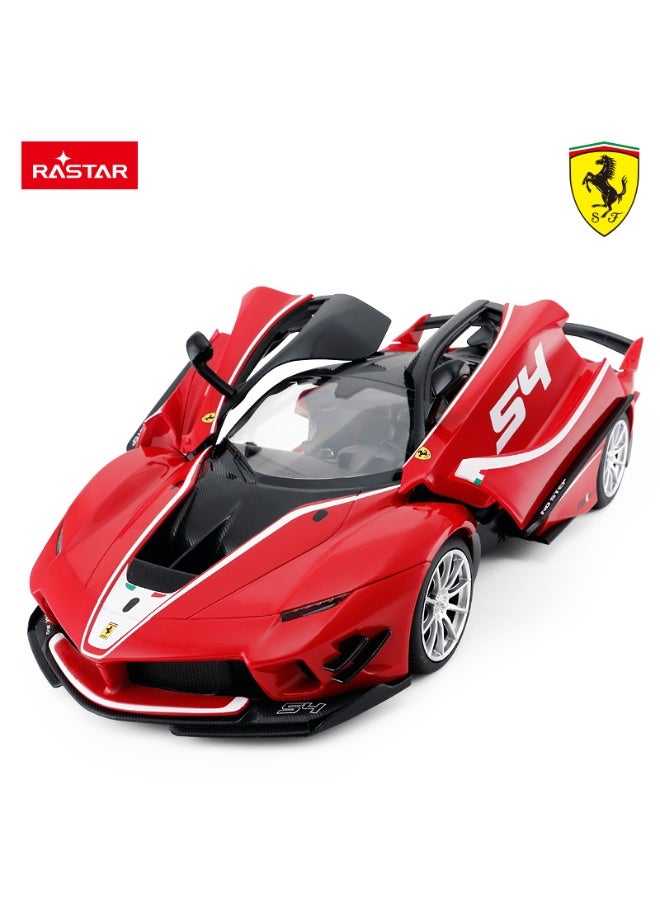 Rastar 1:14 Scale Ferrari FXX K Evo Remote Control Car, Officially Licensed Ferrari RC Toy Car for Kids - Image 1