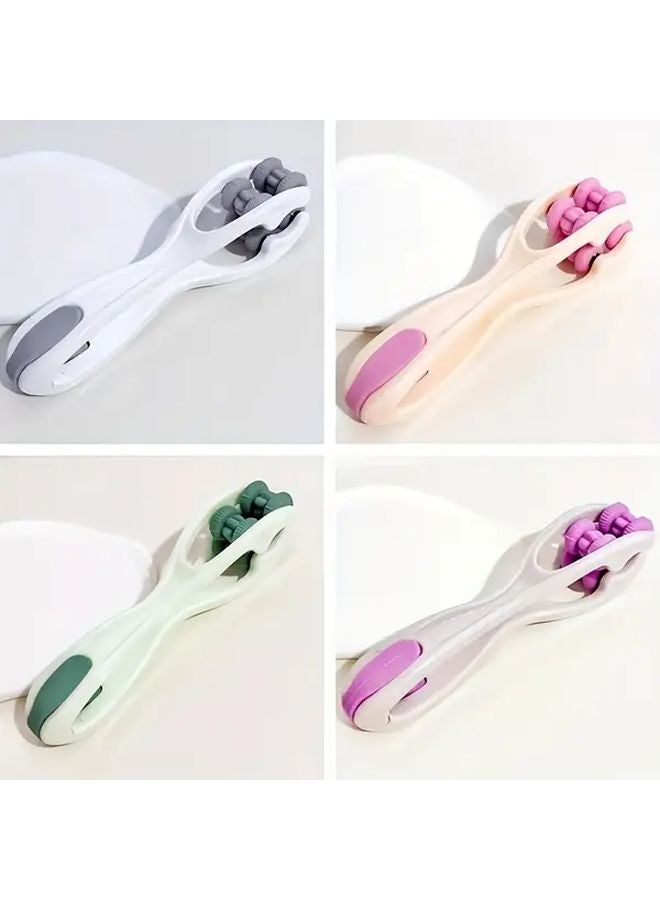Green Dual Wheel Finger Massager Portable Hand Relaxation Tool For Office Typing - Image 2