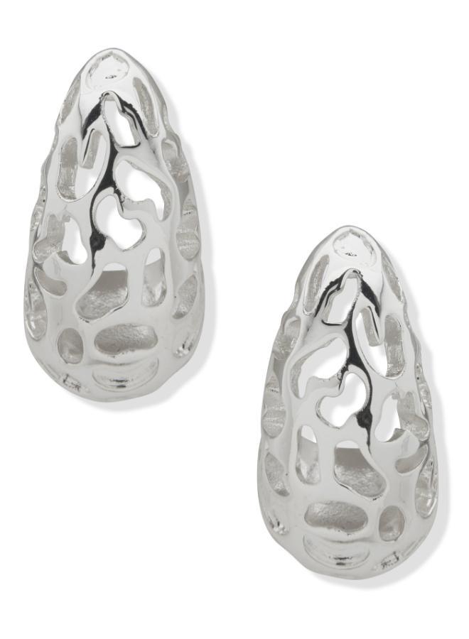 ناين ويست أقراط مرصعة بطبعة الفهد