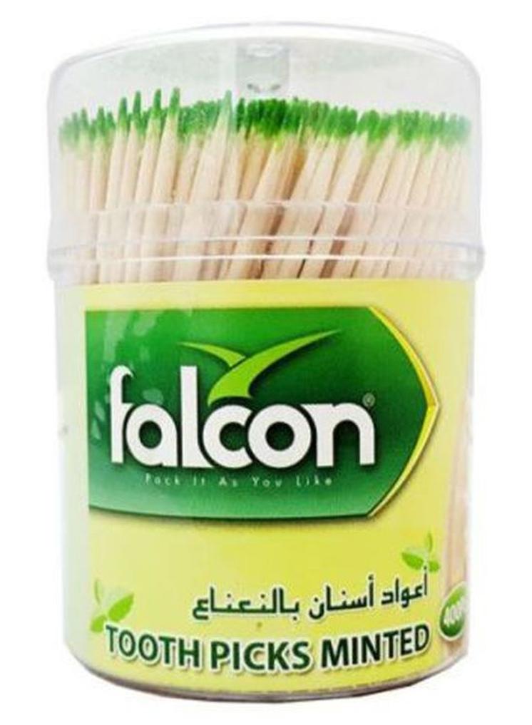 Falcon 400-Piece Tooth Picks - Minted Beige/Green - Image 1
