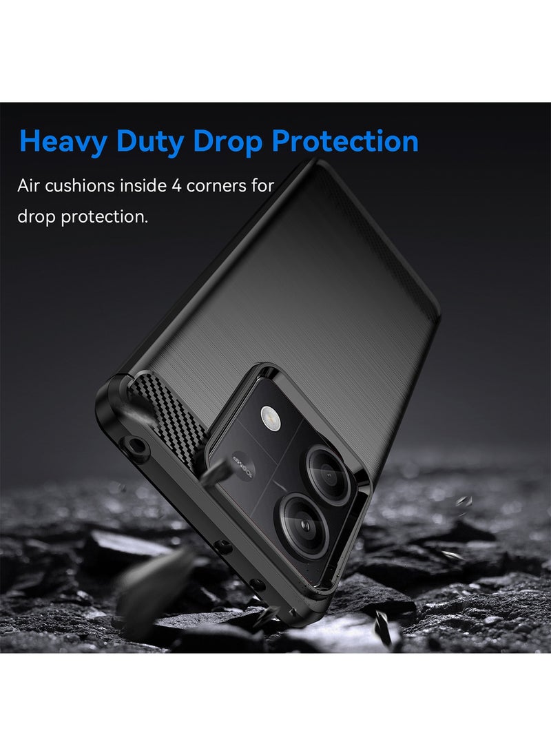X-level Redmi Note 13 5g Mobile Tpu Case Cover Accessories Camera Lens Protection Shockproof with Comfortable Touch Anti-scratches Anti-drops Anti-fingerprints Protective Back Cover shell protector  - Image 3
