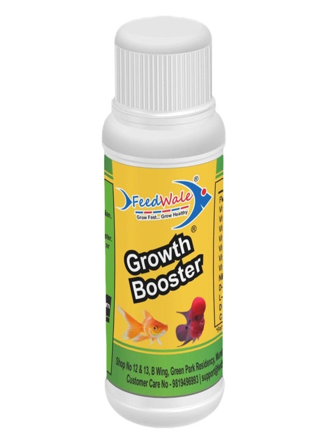FeedWale Aquarium Growth Booster 80gm Fish Feed Supplement | Faster Growth, Weight Gain & Immunity Booster | for Goldfish, Koi, Betta, Guppy & All Ornamental Fish - Image 1
