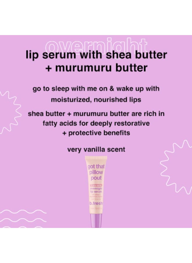 b.fresh Overnight Lip Serum | Very Vanilla | With Shea + Murumuru Butter | Hydrating Lip Treatment, (Pack of 2 x 15ml Each) - Image 4