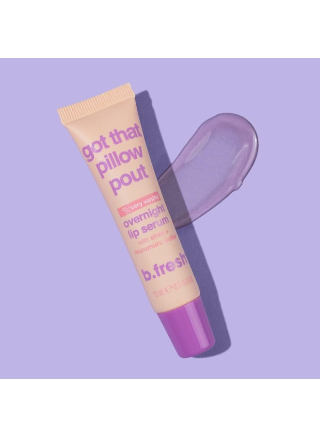 b.fresh Overnight Lip Serum | Very Vanilla | With Shea + Murumuru Butter | Hydrating Lip Treatment, (Pack of 2 x 15ml Each) - Image 2