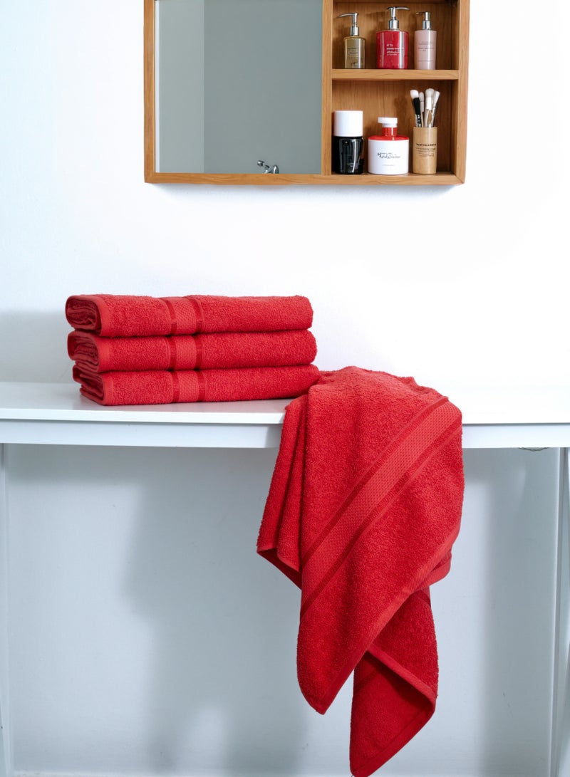 بالتيك لينين منشفة حمام فائقة النعومة 70 سم × 140 سم، مناشف حمام قطن 100%، 430 جرام في المتر المربع - Image 3