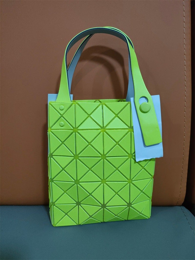 4 × 5 Grid Small Square Box New Diamond Geometric Shoulder Bag Casual Fashion Handbag Bright Face Tote Women'S Bag - Image 1