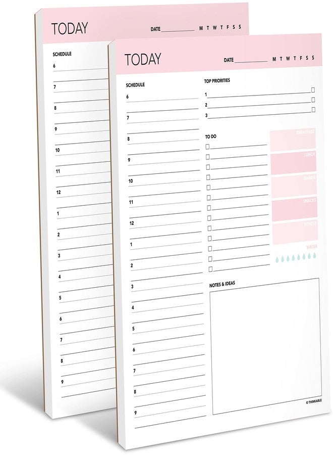 THiNKABLE Daily Planner Notepad - 8.5x11 To Do List Organizer - Image 1