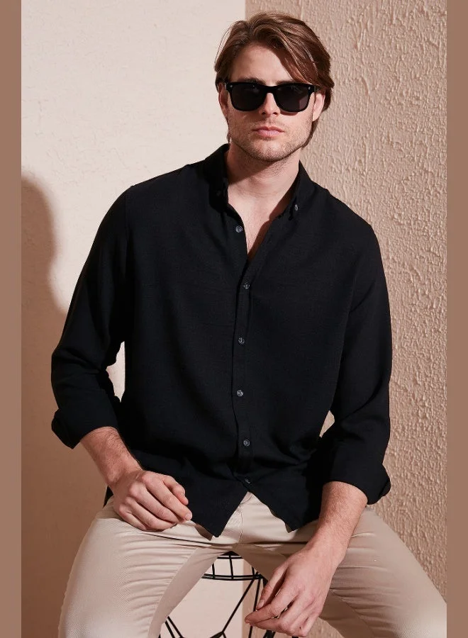 Buratti Buratti Regular Fit Long Sleeve Button-Down Collar Shirt Men's SHIRT CF25S116777