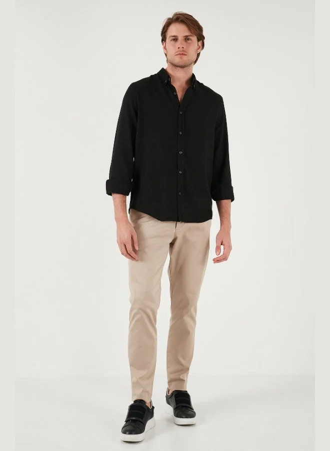 Buratti  Buratti Regular Fit Long Sleeve Button-Down Collar Shirt Men's SHIRT CF25S116777 for Men | Best Price UAE