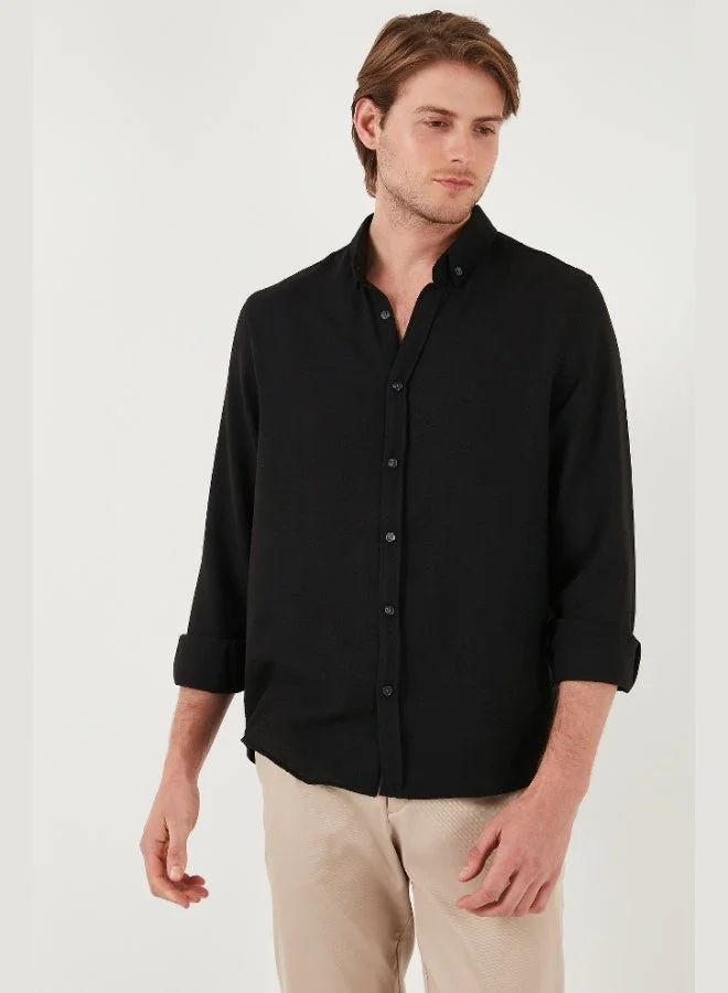 Buratti  Buratti Regular Fit Long Sleeve Button-Down Collar Shirt Men's SHIRT CF25S116777 for Men | Best Price UAE