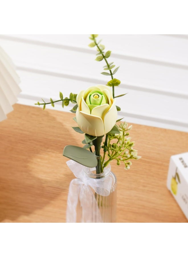 روبوتايم سلسلة فن الأزهار من روبوتايم ROKR – زهرة مفردة: الوردة الخضراء - Image 2