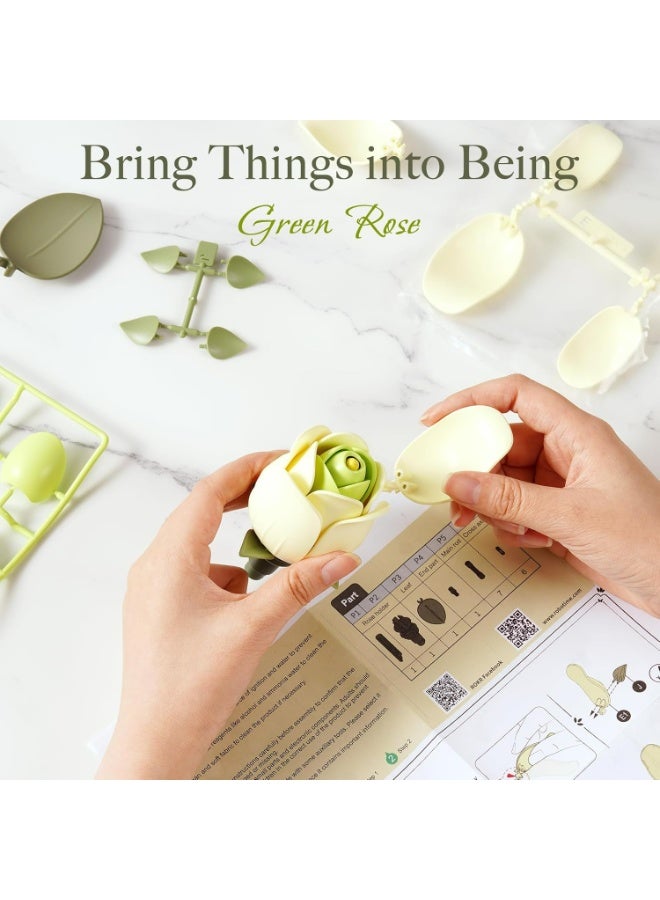 روبوتايم سلسلة فن الأزهار من روبوتايم ROKR – زهرة مفردة: الوردة الخضراء - Image 3