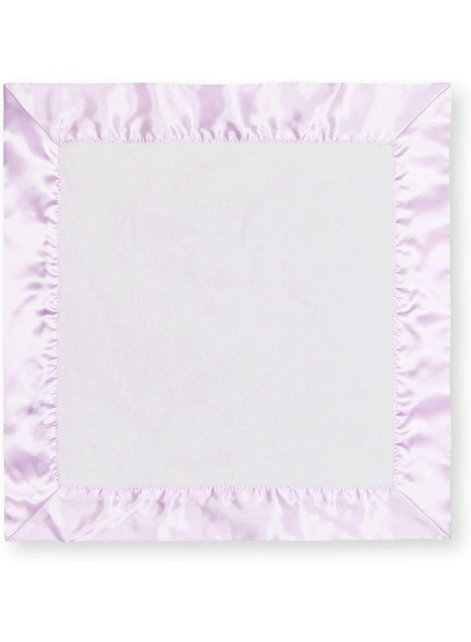 Bamboo Little Baby Security Blanket Lovey, 15"x15", Lavender, Mini Baby Blanky - Image 2