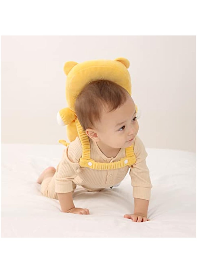 KASTWAVE Baby Head Protector Cushion Backpack, Children's Anti-Fall Pillow, with 3 Baby Knee Pads, Adjustable Memory Foam Backpack Safety Pad, for Walking & Crawling  - Image 5