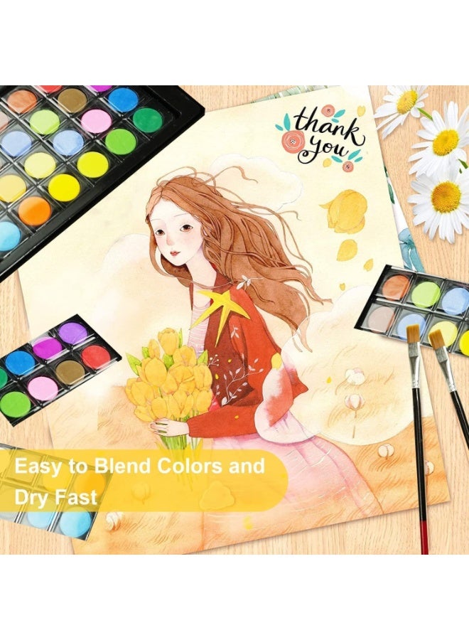 تويسو مجموعة تويسووو الفنية الفاخرة الفاخرة مع حقيبة من الألومنيوم - مجموعة رسم وتلوين محمولة مكونة من 88/145/158/48 قطعة للأطفال والطلاب والفنانين - لوازم فنية احترافية ومجموعة هدايا إبداعية سهلة السفر - Image 4