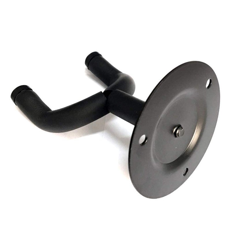 VERAT Guitar Hanger Guitar Wall Mount Holder Hook Stand, String Instruments Wall Hangers Stands Holders Hooks for Acoustic Electric Bass Classical Ukulele Guitars-Black, Guitar Wall Hanger Mini - Image 3