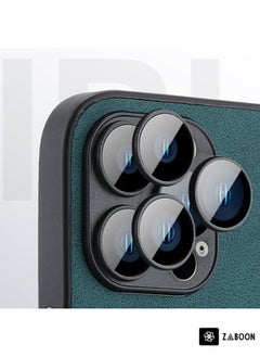 Generic For iPhone 14 6.1 Leather Texture Magsafe Phone Case(Blue)  - Image 4