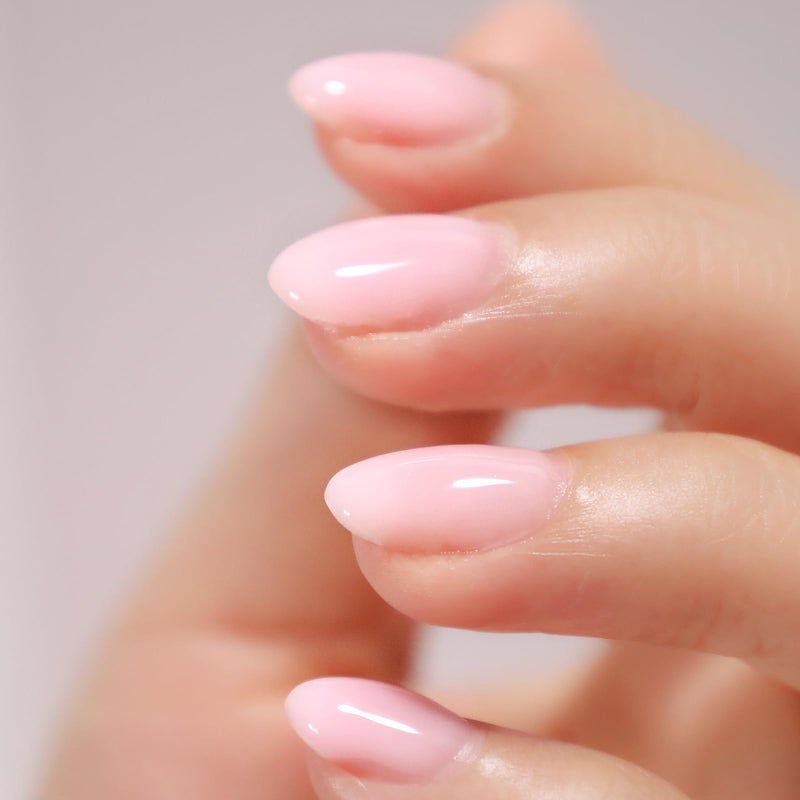 FZANEST Rubber Base Builder Gel For Nails, Sheer Color Gel Polish Elastic Rubber Base Coat For Nail Thickening Extension 15ml (Baby Pink) - Image 3