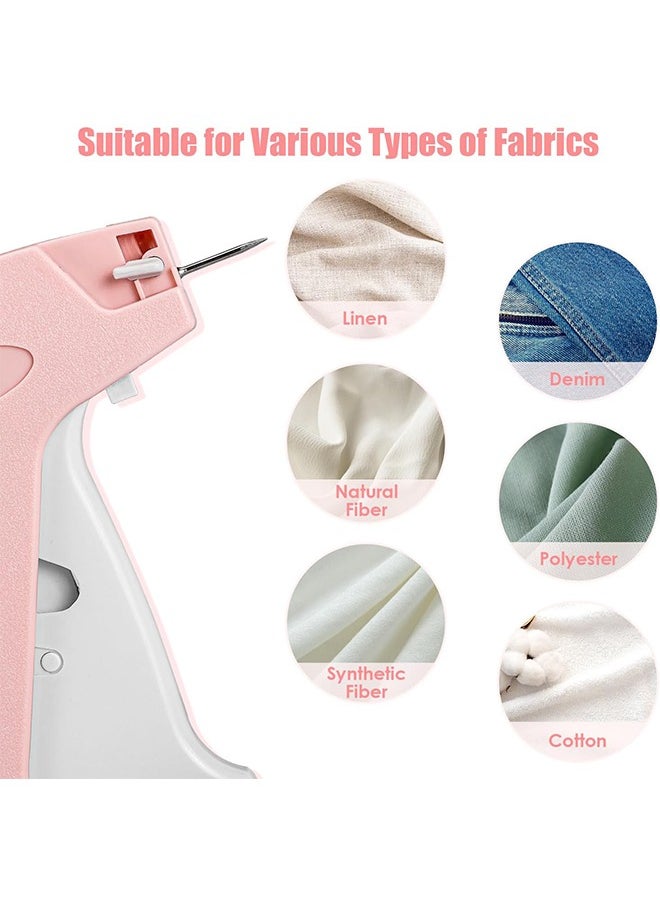 Beyond Tagging Gun for Clothing, Fine Stitch Mini Stitch Gun for Clothes, Quick Clothing Fixer, Hemming Sewing Tool Kit, Includes 1000 Fasteners, Great for Garment Repair ​(Pink)  - Image 3