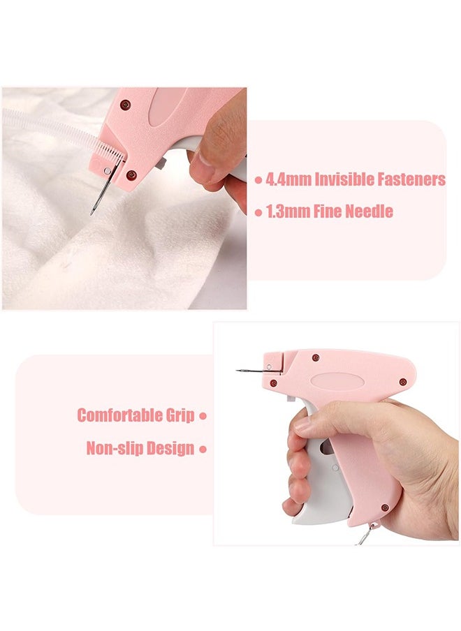 Beyond Tagging Gun for Clothing, Fine Stitch Mini Stitch Gun for Clothes, Quick Clothing Fixer, Hemming Sewing Tool Kit, Includes 1000 Fasteners, Great for Garment Repair ​(Pink)  - Image 4