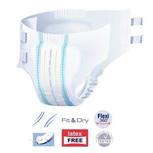 Seni Adult Diapers | XL size | 10pcs | Breathable & Comfort | High Absorbency | Odor stop | Derma tested | Adjustment tapes with Mutli use - Image 3