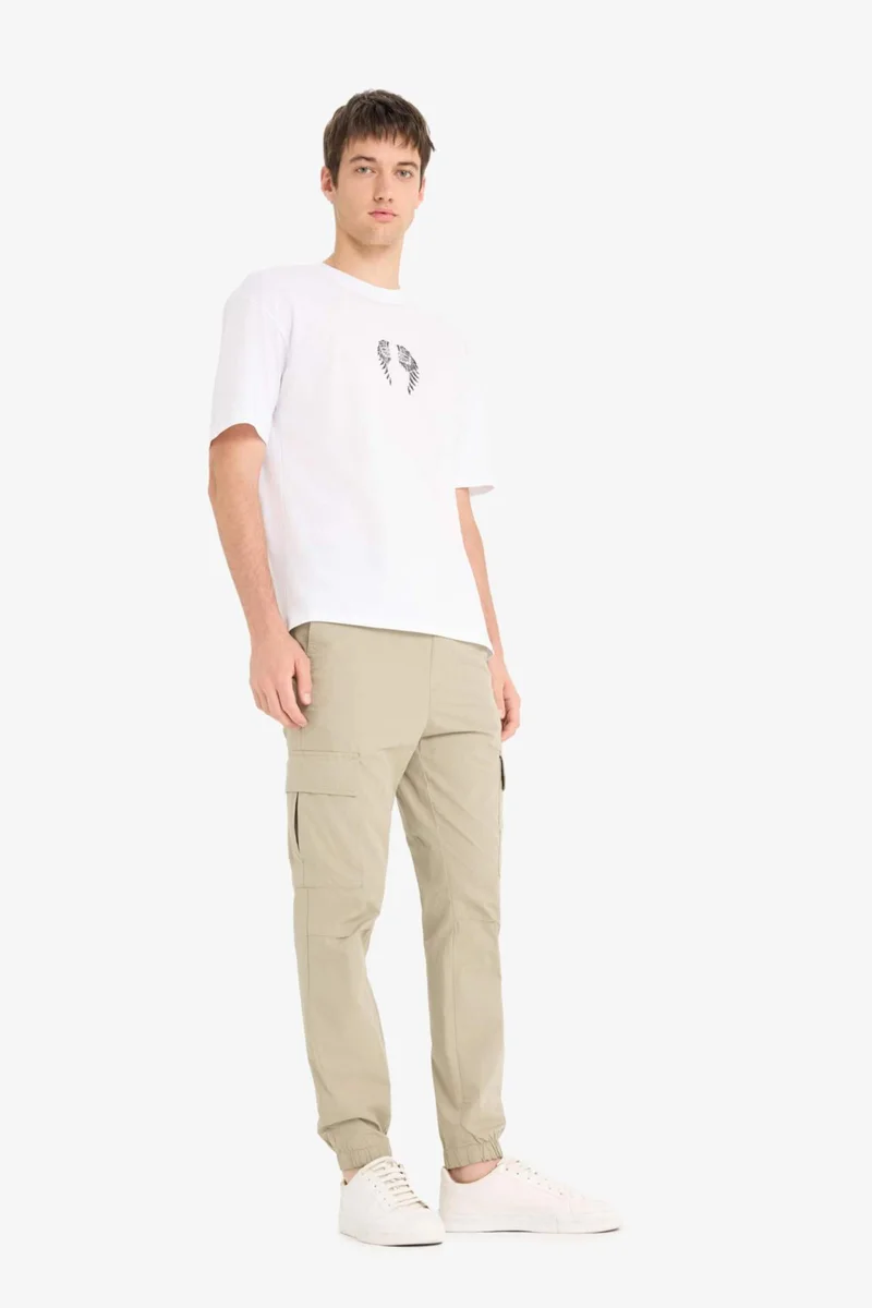 DeFacto Regular Fit Cargo Pocketed Cotton Summer Joggers