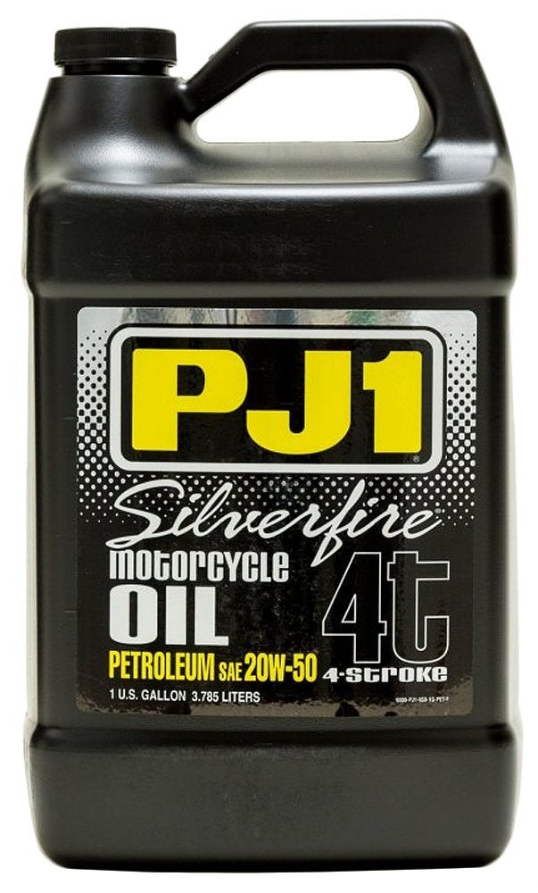PJ1 9-50-1G-PET Silverfire 20W-50 Petroleum Motorcycle Engine Oil, 1 Gallon - Image 5