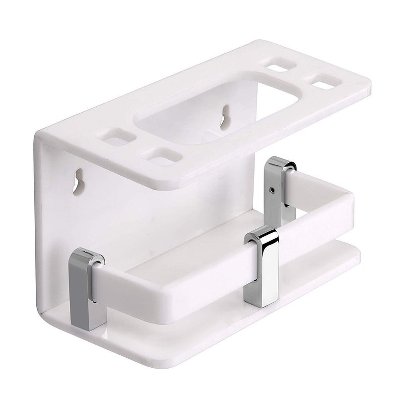 Denique Acrylic Toothbrush and Toothpaste Wall Mounted Holder for Family Home Bathroom - Image 1