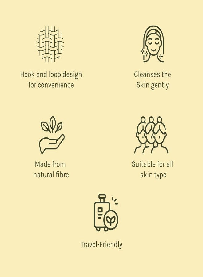 Tattvalogy Natural Ramie Bath Loofah | 100% Plant-Based Exfoliating Body Scrubber | Gentle Everyday Shower Exfoliator for Smooth & Fresh Skin | Biodegradable & Eco-Friendly (Set of 2) - Image 4