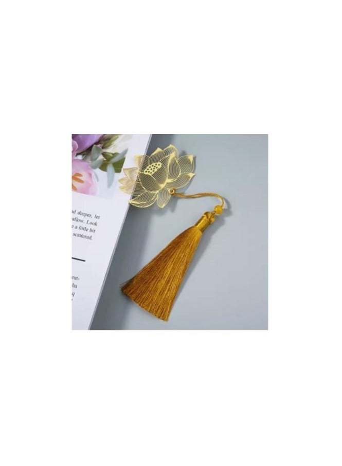 Generic Perfect gift for reading and nature lovers: Lotus Flower Bookmark 