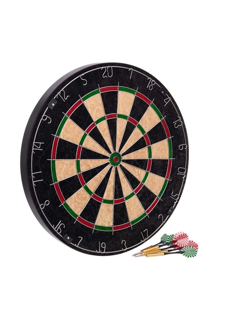 ULTIMAX Double Sided Dartboard 6 Darts- 45cm - Image 1