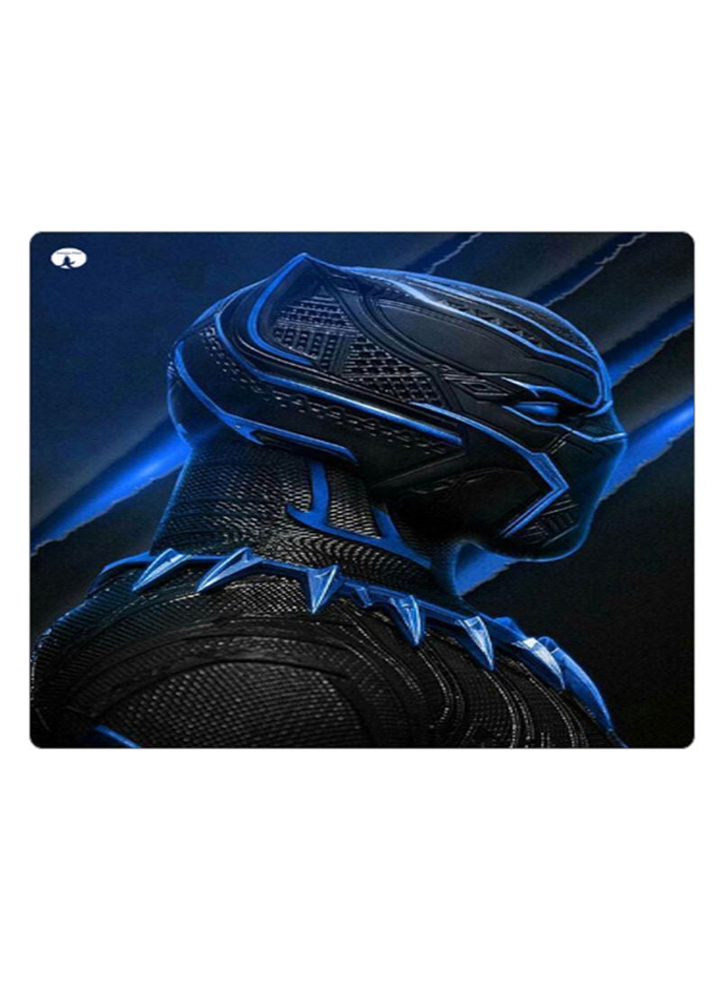 RKN Printed Anti-Slip Gaming Mouse Pad Black/Blue