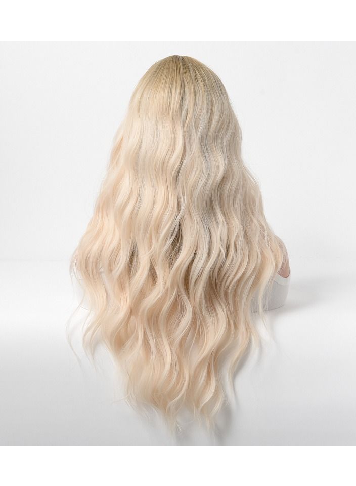 إستيل شعر مستعار Estelle شعر طويل مجعد مموج كبير متوسط ​​طويل غطاء رأس كامل بني فاتح 3 - Image 4