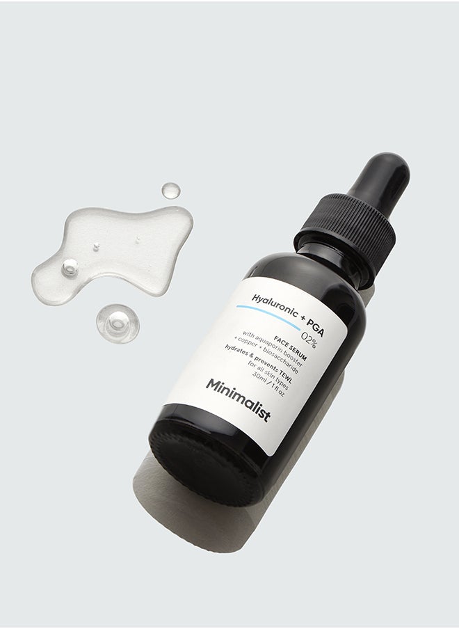 MINIMALIST - 2% Hyaluronic Acid Serum for Intense Hydration, Glowing Skin And Fine Lines Daily Hydrating Face Serum For Women And Men with Dry, Normal And Oily Skin - Image 1
