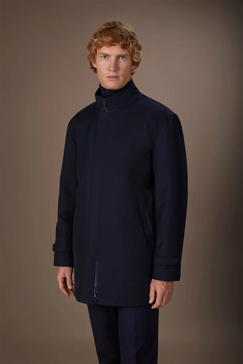 Men's technical padded jacket - DK Blue