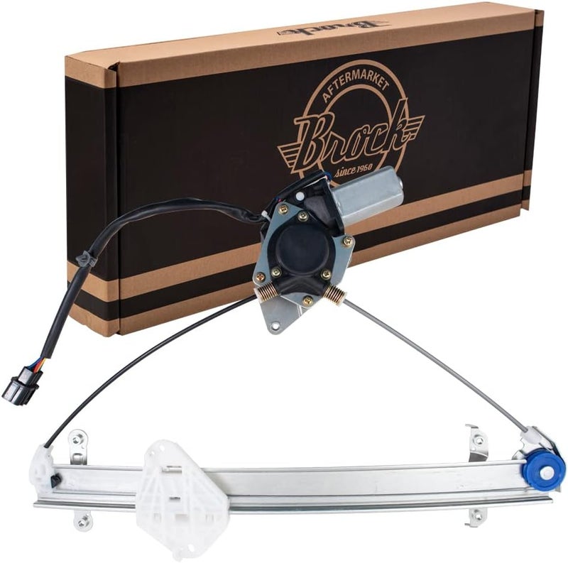 Brock Power Window Regulator and Motor Assembly for 2010-2014 Subaru Legacy and Outback - Driver's Front Side - Image 1